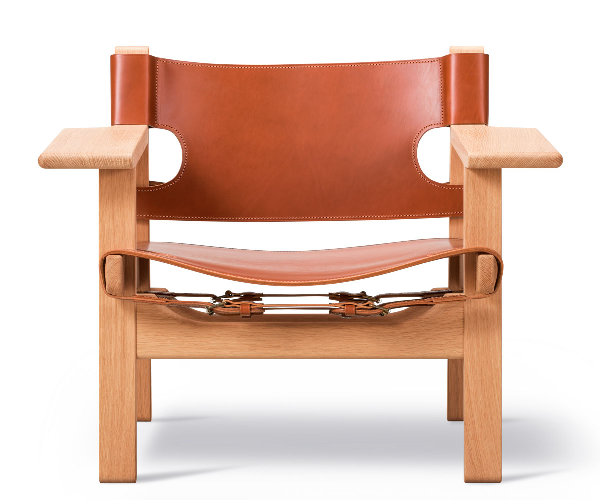 Fredericia Furniture - 2226 Den Spanske Stol (Cognac/lysolieret eg)