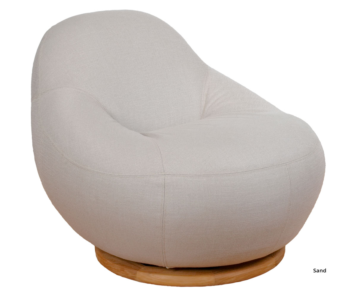 Cane-line - Cane-Line Gem udendørs loungestol Sand