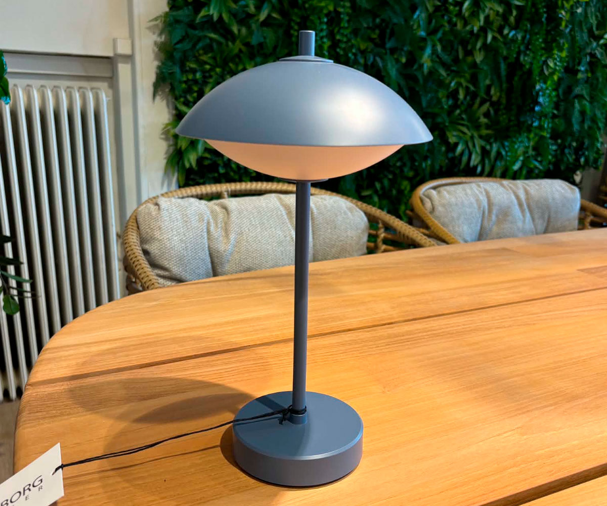Fritz Hansen - Clam portable bordlampe blå
