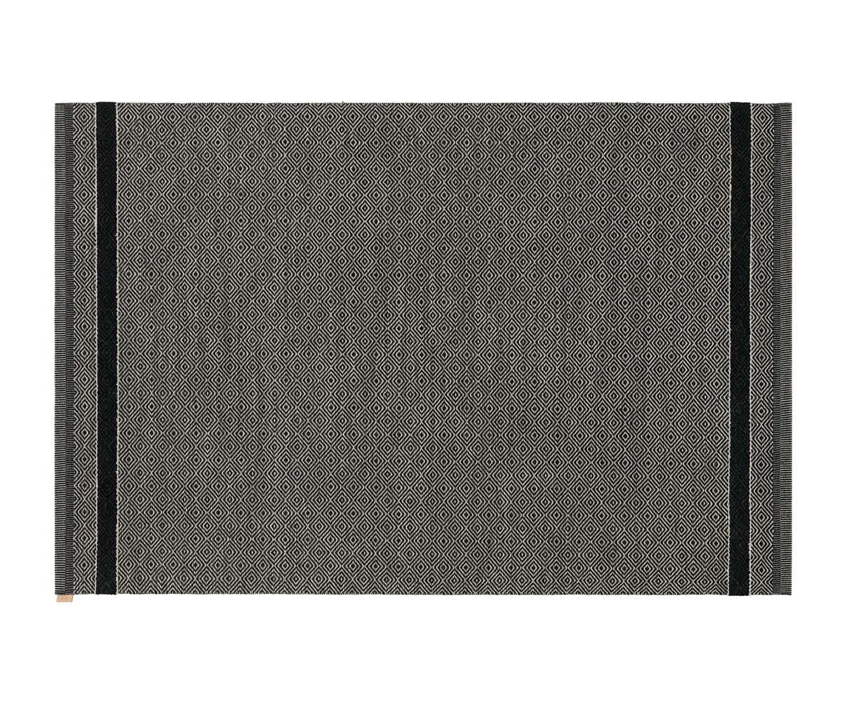 Kasthall - Kasthall Goose Eye Anniversary tæppe Black Velvet 85x240 cm.