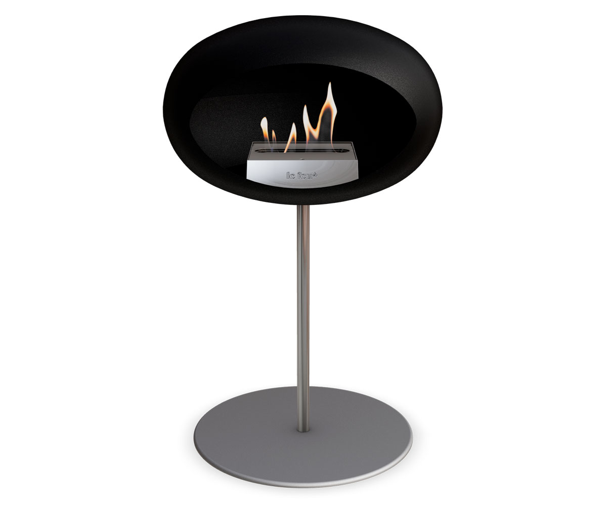 Le Feu - Le Feu Dome Ground Steel Low Biopejs Black Stål stang / stål fod Smal