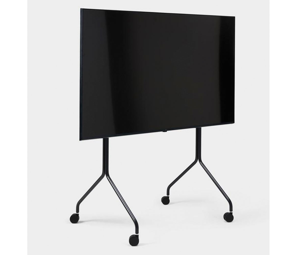 Pedestal - Pedestal Moon Rollin Tall TV Stander Charcoal uden hylde