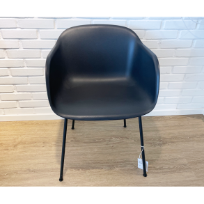 Fiber spisebordsstol m/arm (plast)