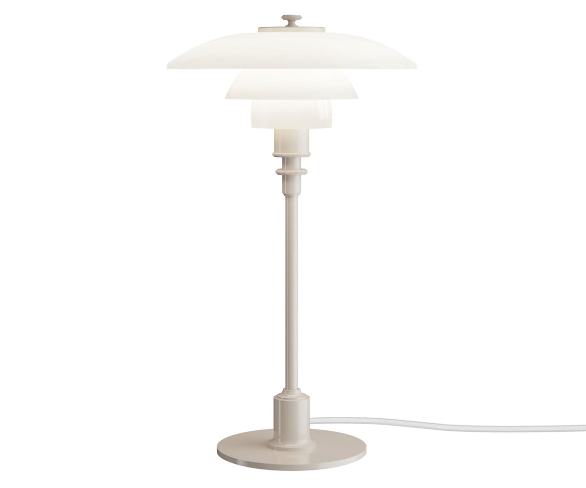 Louis Poulsen - PH 2/1 bordlampe af Louis Poulsen Glossy Beige