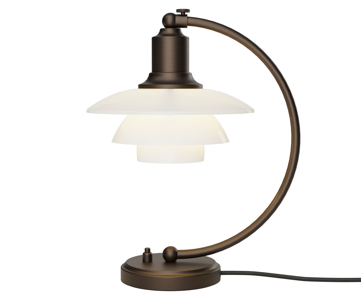 Louis Poulsen - PH 2/2 Luna Aged Brass Bordlampe