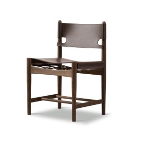 3237 Den Spanske spisebordsstol (mrkebrun)