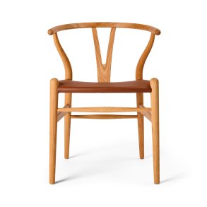 CH24P Y-Stolen med l�ders�de af Hans J. Wegner