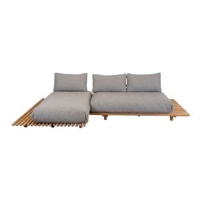 Cane-line Sticks Platform sofa med chaiselong
