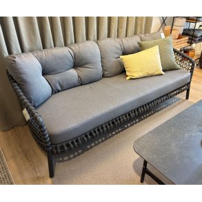 Ocean large 3 pers. sofa inkl. hynde (Dark Grey)