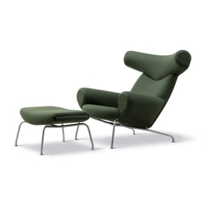 Ox Chair inkl. skammel af Hans J. Wegner