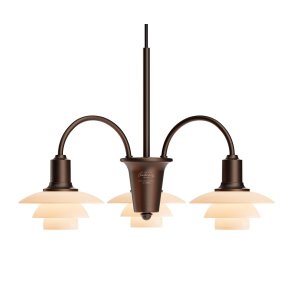 PH 1/1 Lysekrone 3 Centenary Kollektion fra Louis Poulsen