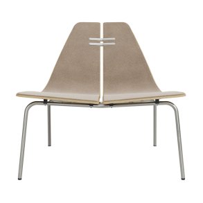 PK23 Forsidepolstret Loungestol af Poul Kjrholm