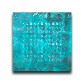 QlockTwo Earth 90 Creators Edition Vintage Copper