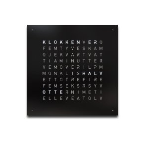 QlockTwo Earth 45 Black