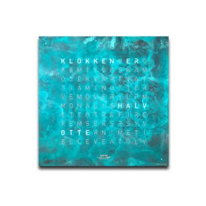 QlockTwo Earth 45 Creators Edition Vintage Copper