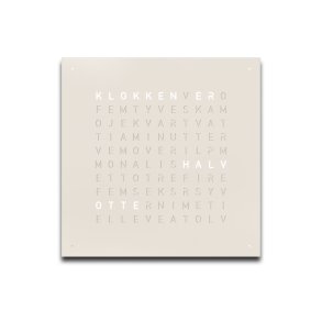 QlockTwo Earth 45 White