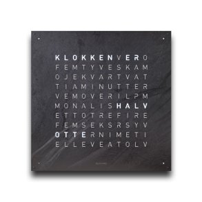 QlockTwo Earth 90 Creators Edition Metamorphite