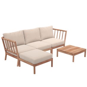 Tradition 3 pers. sofa inkl. puf