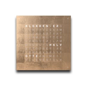QlockTwo Earth 45 Creators Edition Moon Gold