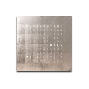 QlockTwo Earth 45 Creators Edition Platinum