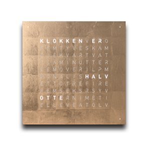 QlockTwo Earth 90 Creators Edition Moon Gold