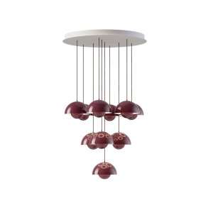 Flowerpot Chandelier VP1 (10 pendler)
