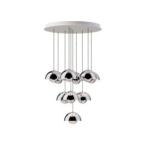 Flowerpot Chandelier VP10 (10 pendler)