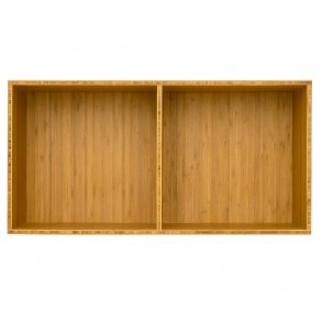 Halv Reol Vandret (Bambus) 