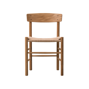 J39 Folkestolen (Eg/olie Natur flet) af Brge Mogensen