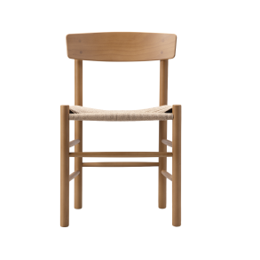 J39 Folkestolen (Vintage lak - Natur flet) af Brge Mogensen