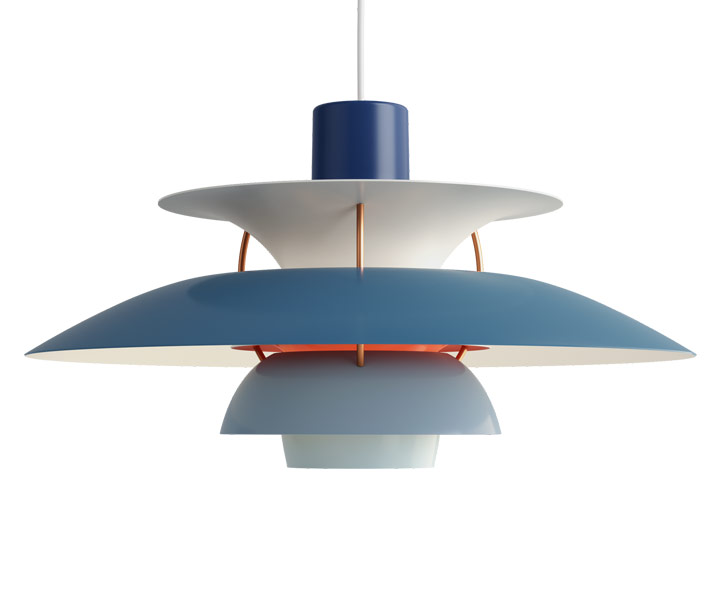 Louis Poulsen - PH 5 500 pendel Hues fra Louis Poulsen Hues of Blue