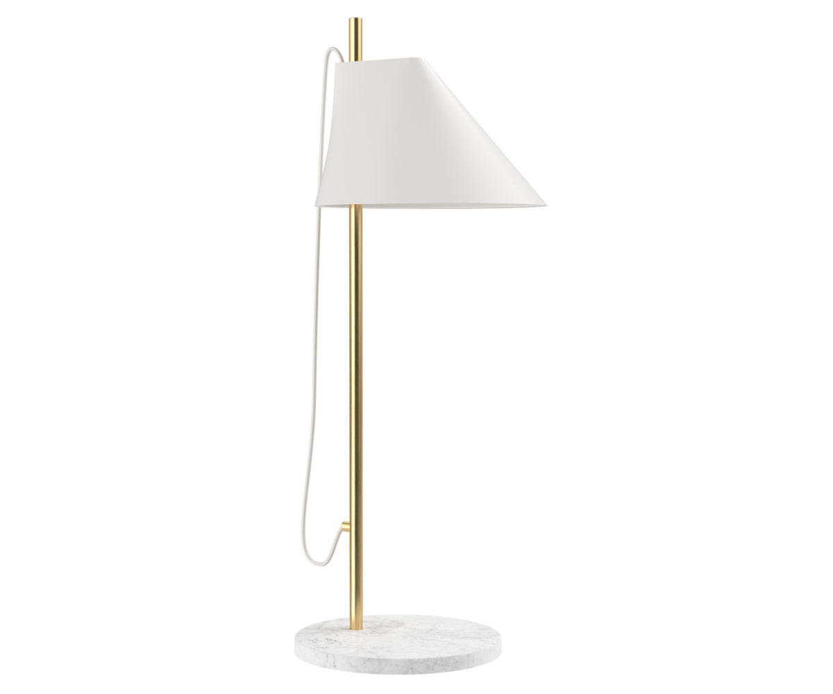 Louis Poulsen - YUH Bordlampe (Messing) Hvid