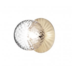 Liila 1 Wall/Ceiling (Nordic Gold/Optic Clear)
