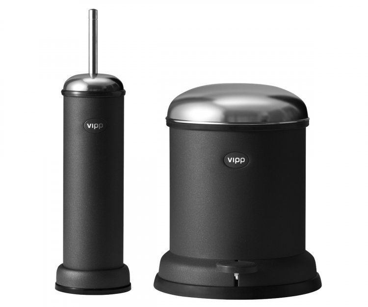 Vipp Toiletbørste og pedalspand - Vipp - Rosborg - Designmøbler, belysning og boligtilbehør