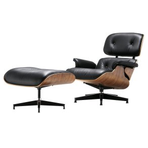 Eames Lounge Chair m. skammel (Palisander)